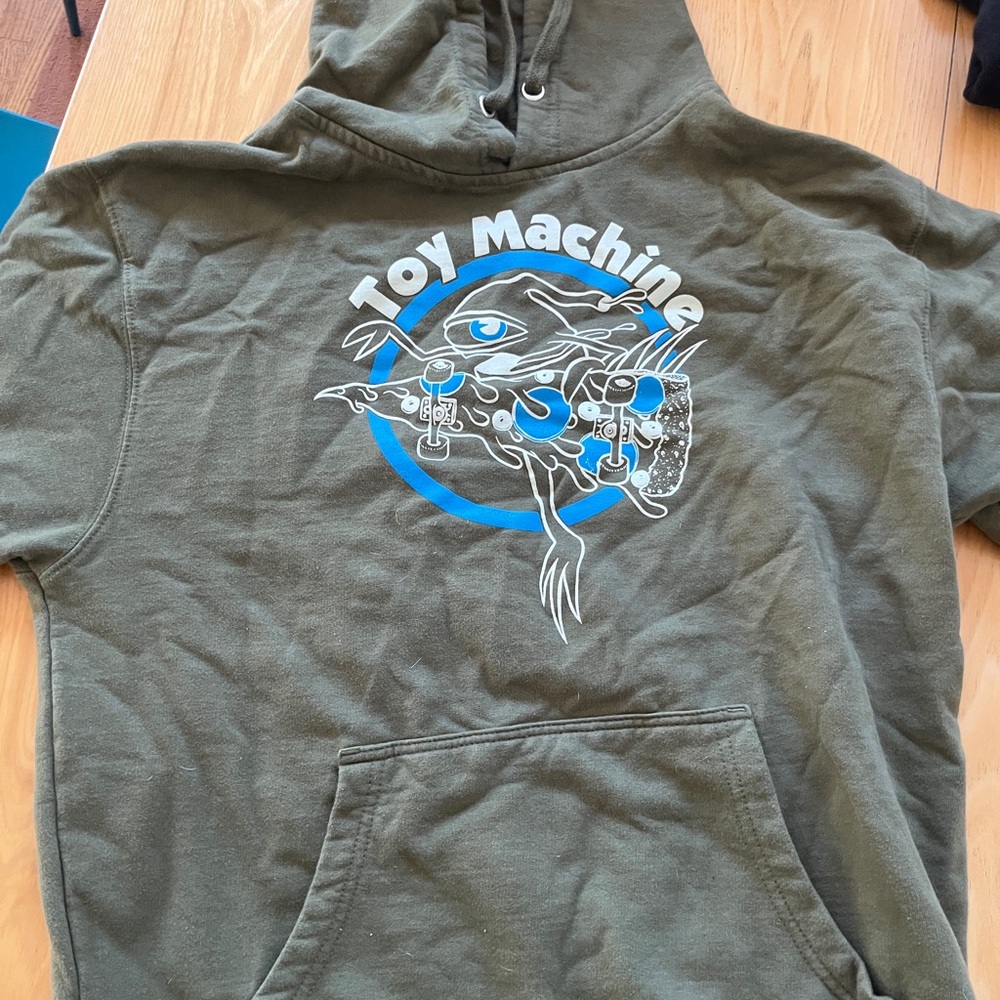 ToyMachine Olive pizza Hoodie